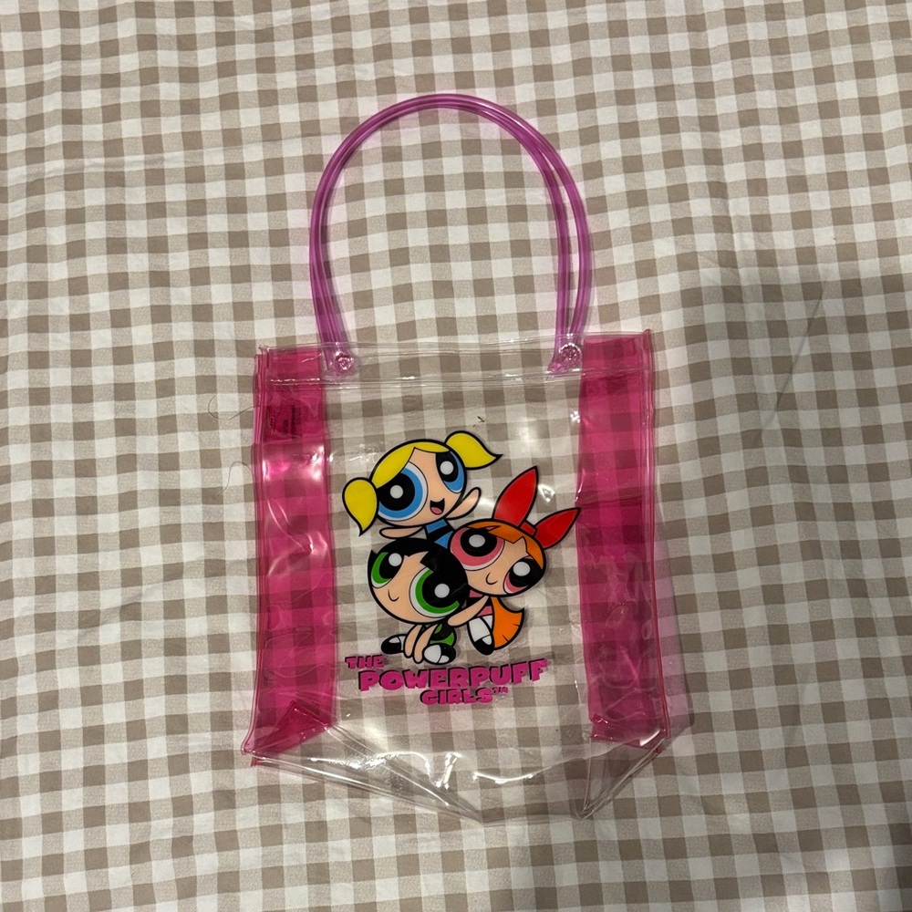 Powerpuff Girls Clear Pink Tote Bag